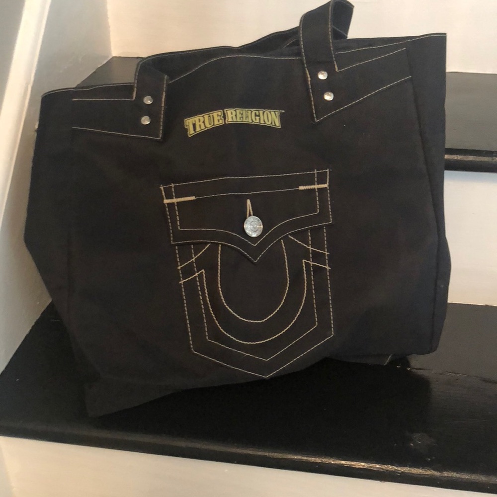 True religion tote bag